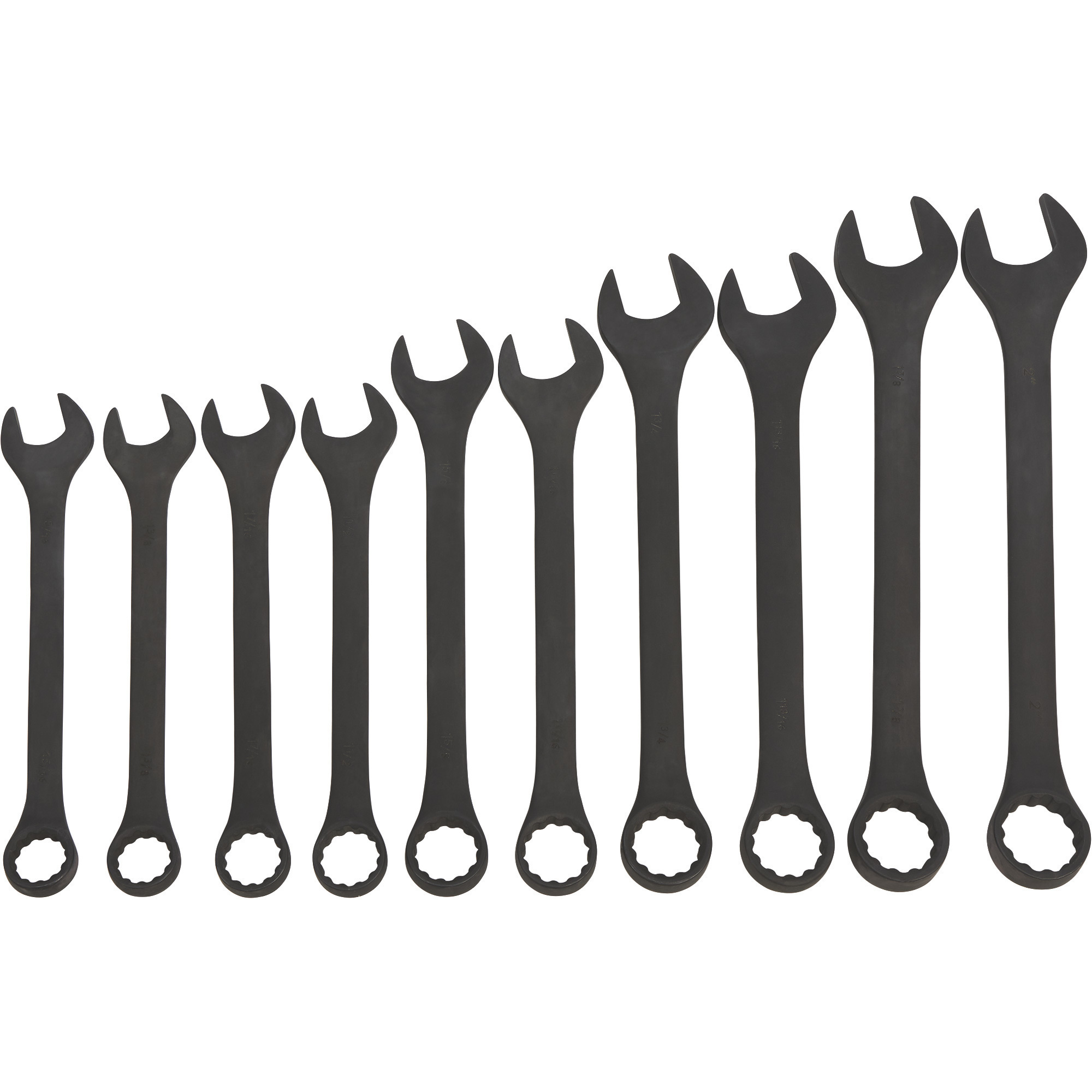 Ironton Jumbo Combination Wrench Set, 10 Pcs., SAE Northern Tool